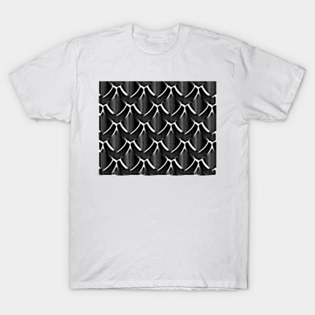 Dragon Scale steel pattern T-Shirt by HIghlandkings